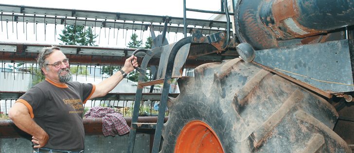 David Mol of Charlottetown, P.E.I., is one of the few registered seed growers on the island. He grows a wide variety of cereals and soybeans for local farmers.  |  Barbara Duckworth photo