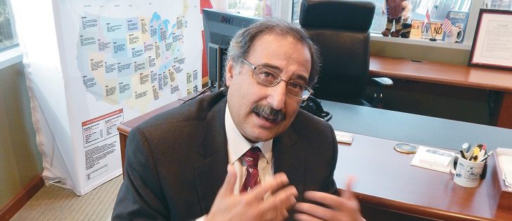 Canada’s consul general Jamshed Merchant says his agricultural background helps him deal with farm-based or large-scale ag issues and cross-border trade problems.  |  Ed White photo