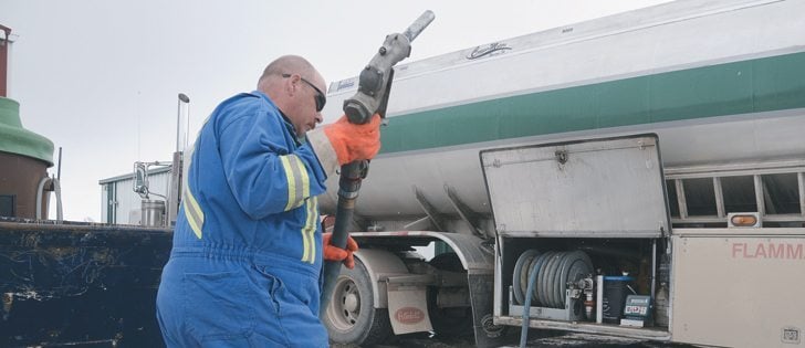 Farmers aren’t reaping the savings from falling crude prices because strong demand from the oil sector for diesel keeps prices high.  |  File photo 