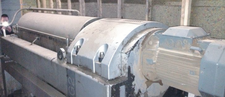 One benefit of using a centrifuge to separate phosphorus-laden solids from liquids is that it takes up a small amount of space.  Many of these systems, such as anaerobic digesters, have a large footprint.  |  Agra-Gold Consulting photo