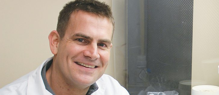 Agriculture Canada’s Wade Abbott was part of a team of researchers that discovered yeast mannans, which can breach walls that surround yeast cells, assisting digestion.  |  Agriculture Canada photo