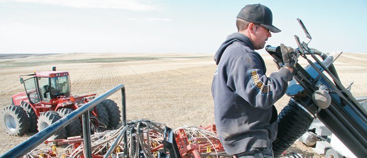 Farmers Edge will use precision agriculture technology to record fertilizer application data to prove growers are adhering to Alberta’s Nitrous Oxide Emissions Reduction Protocol. In exchange for the data, growers will receive a reduction in their farm management bill from the company.  |  File photo