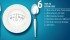 Healthy living starts by eating smaller portions