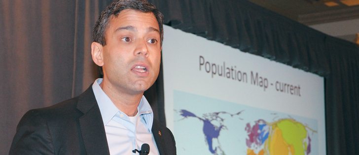 Yale economist Vikram Mansharamani said Western Canada’s weather could improve and be a ‘net beneficiary of global warming.  |  Ed White photo