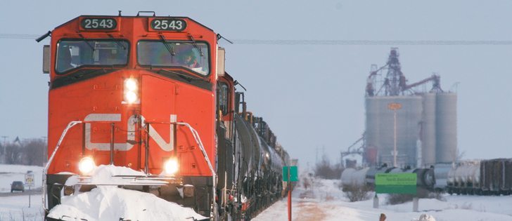 Grain movement up slightly for Prairies.  |  File photo