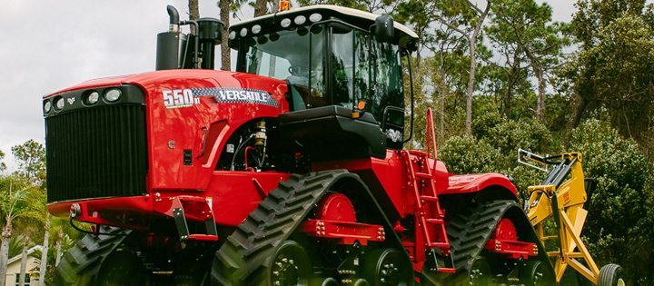The new Versatile Delta Track is big and slow. The Creeper model will travel at .95 m.p.h, at 1,800 r.p.m.  |  Versatile photo