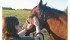 Pulmonary fibrosis diagnosis requires listening to a horse’s lungs. | Jamie Rothenburger photo