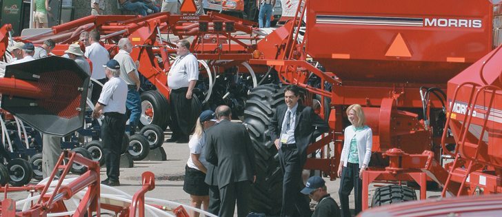 The popularity of the Farm Progress Show indicates farmers still love big equipment even as crop prices fall from the highs of a few years ago and the weather proves challenging. Sales are down, but retailers are investing in new dealerships with an eye to the future.  |  File photo