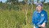 Tess Davidson of Cecil Lake, B.C., is happy to teach her sheep to eat weeds, including thistles. | Mary MacArthur photo
