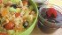 Quinoa and vegetable salad can be made ahead and transports well for a picnic.Pudding or Jello are easy to transport to a picnic in 125 mL Mason jars. | Betty Ann Deobald photo