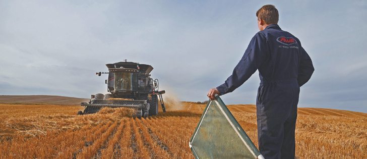 The most important factor of combine losses is being able to properly quantify them. Drop pans allow growers to measure losses and learn each machine’s systems and capacities.  |  File photo