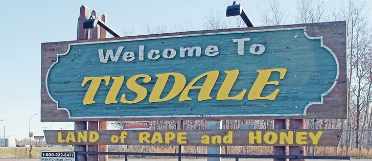 Survey of residents finds 61 percent in favour of updating slogan. | Devan Tasa/Tisdale Recorder photo