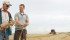 Terry Gabert, left, and Brett Jans check out the CPS wheat during the harvest.
| Mary MacArthur photo