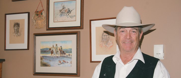Clay Chattaway’s family have operated Bar S Ranch for nearly a century. His mother depicted the ranch lifestyle in watercolour paintings and sculptures.  |  Barbara Duckworth photo