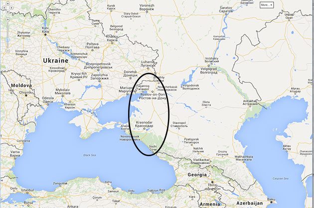 Rain is helping newly seeded Russian crops east of the Black Sea