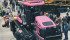 Challenger unveiled its pink 550 horsepower tractor at Red Deer Agri-trade Equipment Expo Nov. 11-14. Tiffany Prosek of Red Deer said the tractor, designed to raise awareness about cancer, attracted a lot of attention at the show. | Barbara Duckworth photo