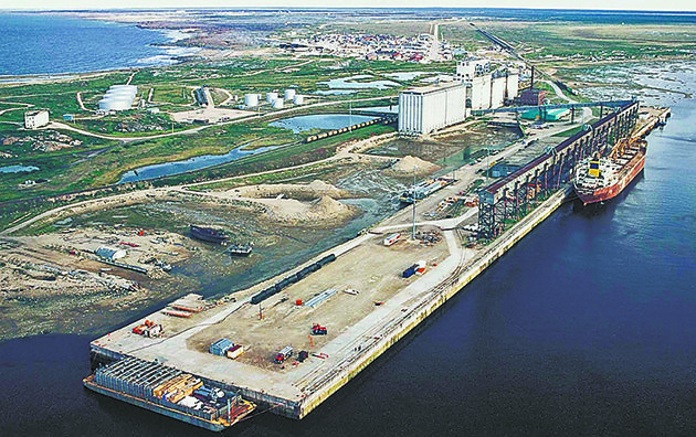 The port of Churchill ships 500,000 tonnes of western Canadian grain during a normal shipping season. | File photo