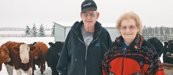 Stan and Marg Coleman are keen to teach children about agriculture and milk production. They say they aren’t ready to retire and head south to warmer climes because “you can’t ice fish in Arizona.”  |  Mary MacArthur photo