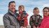 Ray and Nancy Nolan of Lambtastic Farms, started with a “couple of sheep,” a flock that has grown to
350 ewes. Their sons, Charless and Brayden, love playing with the animals. | Barb Glen photo