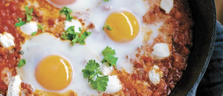Give breakfast a spicy kick with jalapeno-laced Shakshouka.  |  Sarah Galvin photo