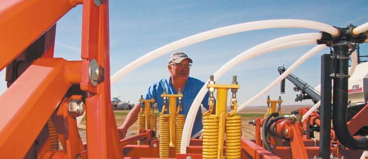 Ed Davis balances farming and off-farm employment. |  Karen Morrison photo