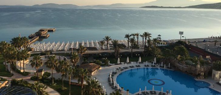 Sean Pratt tweeted this picture from his hotel room balcony the first morning of the Global Pulse Conference in Cesme, Turkey. | Sean Pratt photo