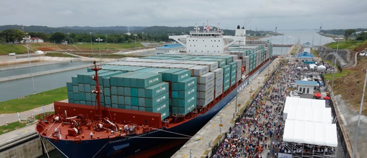 The completion of an ambitious $5.4 billion expansion project at the Panama Canal is being hailed by shipping experts and Panamian authorities as a game-changing accomplishment that marks the beginning of a new era in global shipping. | Panama Canal Authority photo
