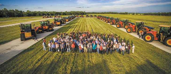 Many farmers have remained loyal Versatile customers since the company’s tractors first rolled off the line in 1966.  |  Versatile photo
