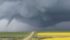 It’s been a growing season of wild weather on the Prairies, as reflected in this photo taken near Biggar, Sask., earlier this summer. The plentiful rain that came with it has generally been good for most crops, although lentils have been hit hard and wheat downgrading is now feared. | Cheryl Hare photo