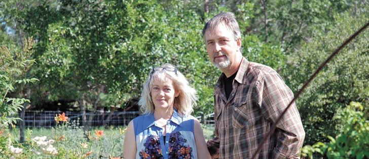 Glen and Gene Pavelich value being able to grow and preserve their own food.  |  Brian Cross photo