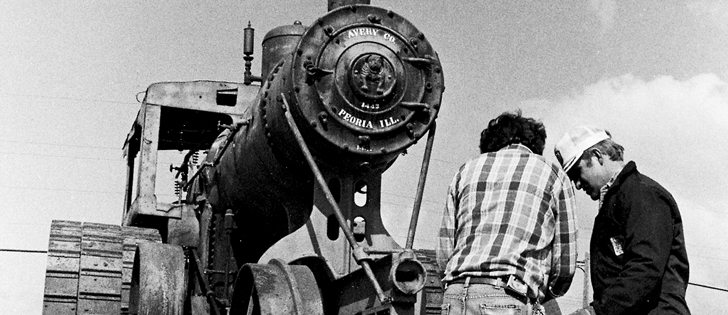 This 1910 Avery steam engine was the centre of attention in Saskatoon in late May of 1984 as it was moved across town to take up residence in a new storage facility owned by the Western Development Museum. It was expected to take three years and cost $200,000 to $300,000 to move 600 large pieces of machinery and other smaller artifacts from storage locations in Yorkton, Sask., North Battleford, Sask., and Saskatoon to the new building.  |  File photo