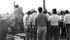 Spectators watch a tractor pull competition at the Rouleau Rodeo in Rouleau, Sask., in July 1985. | File photo