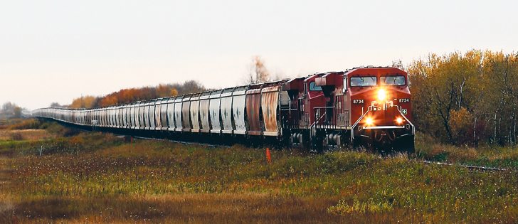 Canadian Pacific Railway’s dedicated train service has proven to be a hit with grain companies. | File photo