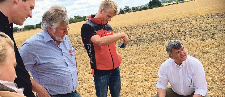 Michael Horsch, right, says farmers need to brace for more production demands, not necessarily by consumers but from large supermarket chains.   |  Ron Lyseng photo
