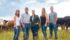 Bob Noble and Nora Paulovich and their children, Cara, left, Jolene and Lee Noble operate Jacknife Creek Land and Cattle Corp. The children plan to be the fourth generation to farm in the area. | Samantha Rose Photography
