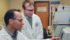 Rick Green, vice-president, technology, of POS Bio-Sciences, (left), and Ben Kelly, business development manger, set up for a chromatology analysis. | Brian MacLeod photo
