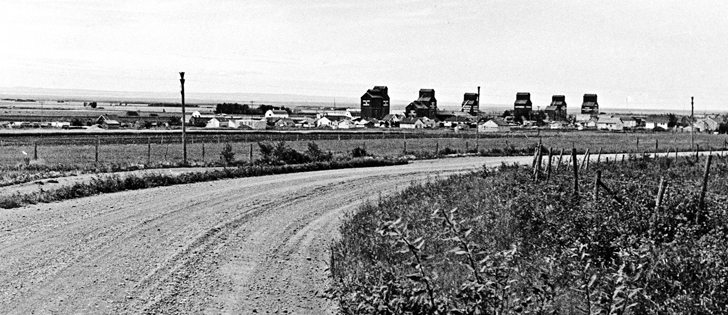 The town of Peace River, Alta., in 1953.  |  File photo