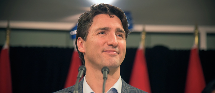Prime Minister Justin Trudeau answers questions at a media event prior to the town hall at the University of Saskatchewan, Jan. 25.  |  William DeKay photo