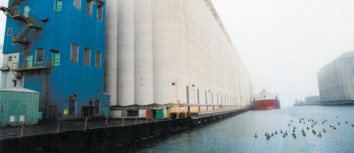 Thunder Bay's 2016 shipping concluded Jan. 10 with the last incoming vessel, MV Frontenac, delivering a load of road salt. | File photo