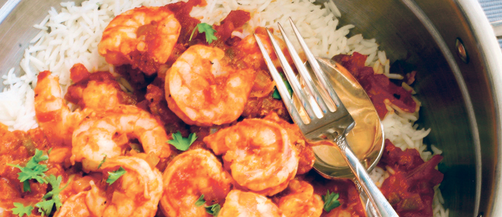 Treat guests to shrimp malacca with rice.  |  Sarah Galvin photo