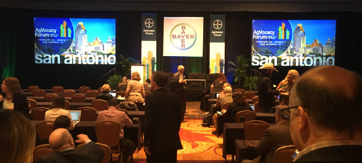 Bayer puts support of agriculture high on its agenda during annual event ahead of Commodity Classic, in San Antonio, Texas.  |  Sean Pratt photo