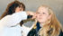 Kendra Ulmer, left, tests Brooke Moon’s hearing during the Invest in Your Health session for agriculture students at the University
of Saskatchewan March 1. | Karen Morrison photo