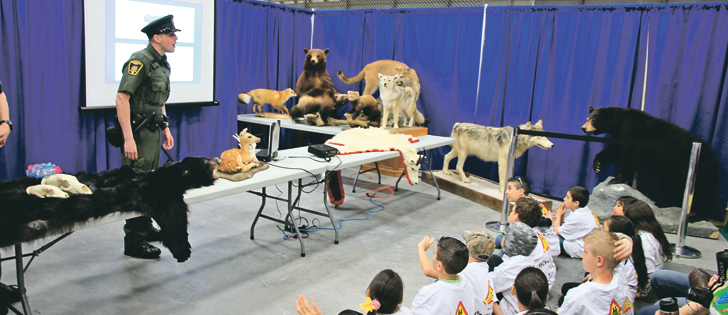 An Alberta Fish and Wildlife presentation stressed bear awareness and other concerns with wildlife during Progressive Agriculture safety days in Lac La Biche, Alta., in 2016. This year’s presentations are slated for April 25 and 26.  |  Bryan Kumpula photo