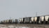Warm weather is coming, and with it road bans for many parts of Western Canada. Trucks were lined up for a kilometer at the Cargill crushing plant near Clavet, Sask., March 15. | Michael Raine photo