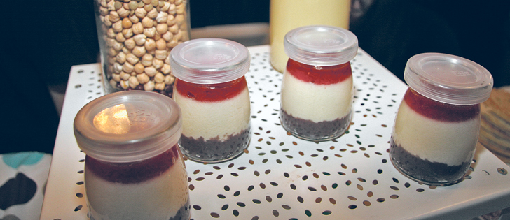 A fresh pudding made with chickpea milk was one of the food items entered at Mission Impulseible, Alberta Pulse’s annual student recipe competition. The product would be suitable for people who are lactose intolerant.  |  Barbara Duckworth photo