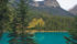 Emerald Lake is surrounded by mountain peaks. | Arlene and Robin Karpan photo