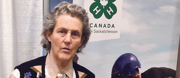 Animal behaviour expert Temple Grandin said more work needs to be done to improve the welfare of animals during transport.  |  Brian Cross photo