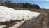 Two meter snowbanks and still no water flowing in this ditch east of Souris, Man. | Robert Arnason photo