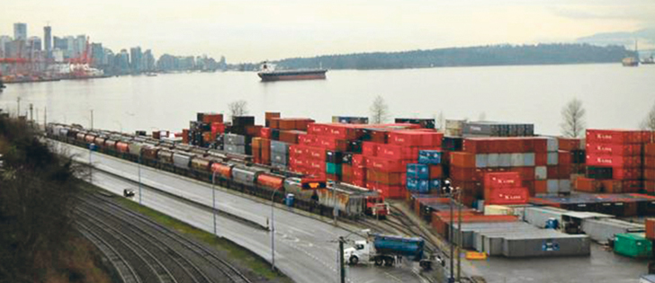 Columbia Containers’ transloading facilities at the Port of Vancouver handle 650,000 tonnes of crop annually but the company expects to double capacity with the expansion.  |  Columbia Containers photo