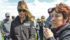 Manitoba Agriculture forage specialist Jane Thornton, right, says weevil damage is already showing up in some fields. | Robert Arnason photo